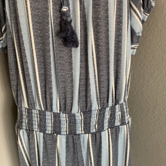 Striped blue jumpsuit - Picture 5 of 10